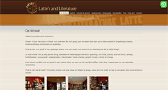 Desktop Screenshot of lattesandliterature.com